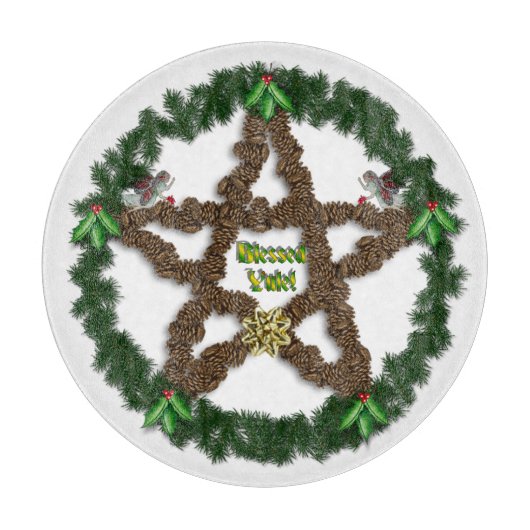 ユレイチド星形五角形 カッティングボード (正面)