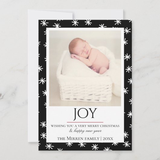 ユレイティドホリデーフォトカード シーズンカード (正面)