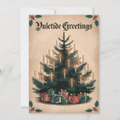 ユレタイドグリーティング – フェスティバルキャンドルライトツリー シーズンカード (正面)