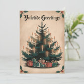 ユレタイドグリーティング – フェスティバルキャンドルライトツリー シーズンカード (スタンド正面)