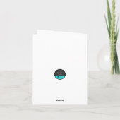 ユレタイドグリーティング-ユール（キリスト降誕祭）ムーン カード (裏面)