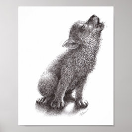 ユンガー・ウルフ・ヒュルト・デン・モンド・アン。 ポスター