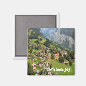 ユングフラウ地方の山村 マグネット (正面/裏面)