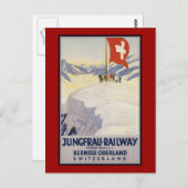 ユングフラウ鉄道ベルネーゼ州 ポストカード (正面/裏面)