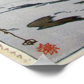 ユングフラウ、Jungfrau、吉田博、ウッドカット ポスター (角)