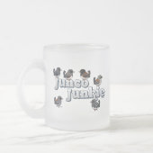 ユンコ・ジュンキー フロストグラスマグカップ (左)