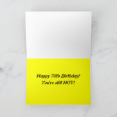 ユンノモ70th誕生日 カード (内部)