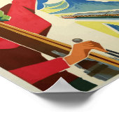 ユンフラウスイスヴィンテージ旅行 ポスター (角)