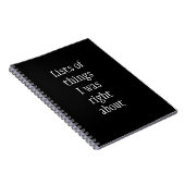 ユーおもしろいモアのリスト ノートブック (右側)