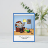 ユーおもしろい考えマ用はがき ポストカード (スタンド正面)