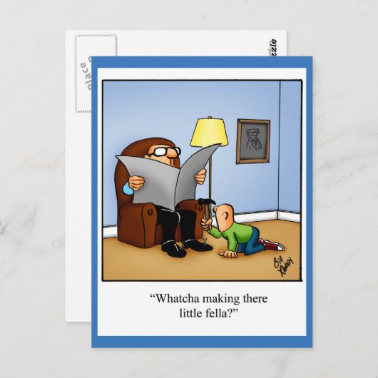 ユーおもしろい考えマ用はがき ポストカード (正面/裏面)