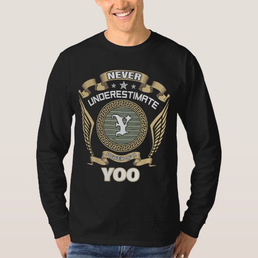 ユーの力は決して過小評価するな Tシャツ (正面)