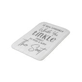 ユーもしスプレッルファおもしろいームハウスホワイトウッド バスマット (アングル)