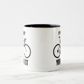 ユーもしレストユラストサイクリング ツートーンマグカップ (中央)