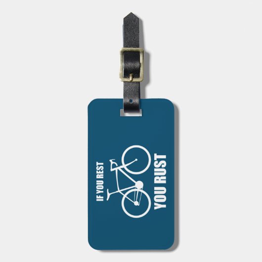 ユーもしレストユラストサイクリング ラゲッジタグ (正面縦)