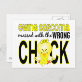 ユーイング肉腫は間違った雛でめちゃくちゃになった ポストカード (正面/裏面)