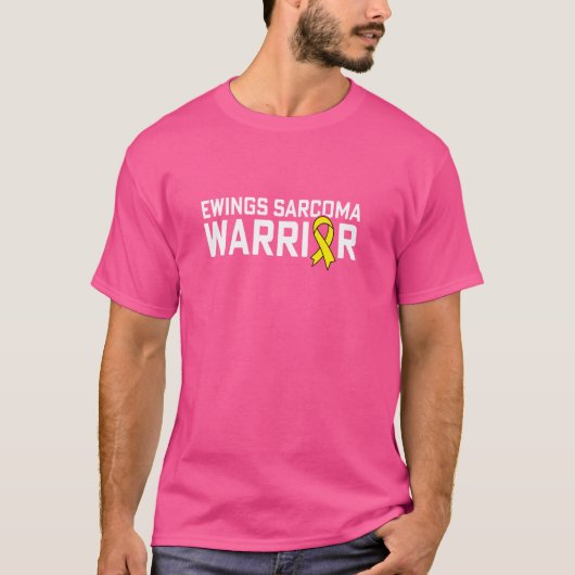 ユーイング肉腫戦士イエロー認識度月Ju Tシャツ (正面)