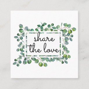 ユーエレガントカモダンリが友人を指す 紹介カード