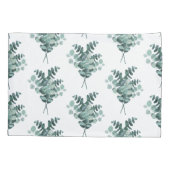 ユーエレガントカリ型白緑標準 枕カバー (裏面-左)