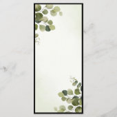 ユーエレガントカリ葉素朴・バジェット・ディナー メニュー (裏面)