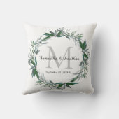 ユーエレガントカリ・モノグラ結婚ム・ホワイトの形見 クッション (裏面)