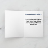 ユーオールドクイーンゲイハッピーバースデー カード (内部)