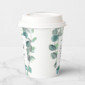 ユーカエレガントリブライダルシャワー名 紙コップ (左)