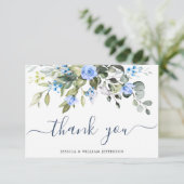 ユーカエレガントリブルーバラ サンキューカード (スタンド正面)