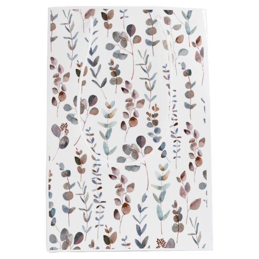 ユーカカラフルリ水彩  ミディアムペーパーバッグ (正面)