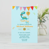 ユーカスタマイズジージーディノ誕生日ボーイ 招待状 (スタンド正面)