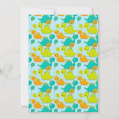 ユーカスタマイズジージーディノ誕生日ボーイ 招待状 (裏面)