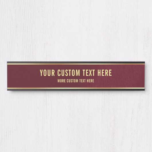 ユーカスタム文字ここエレガントデザインホシンプルーム サインプレート (正面)