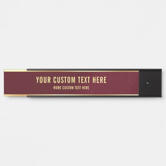 ユーカスタム文字ここエレガントデザインホシンプルーム サインプレート (正面)