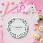 ユーカパーソナライズされたリリースブライダルシャワー ペーパープレート (パーティー)