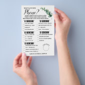 ユーカリあなたの電話シャワーゲームカードに何がある チラシ (ハンドル)