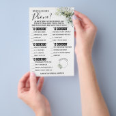 ユーカリあなたの電話シャワーゲームカードに何がある チラシ (ハンドル)