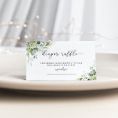 ユーカリおむつラッフルチケットエンクロージャカード エンクロージャーカード