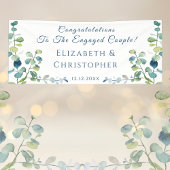 ユーカリおめでとう婚約パーティ 横断幕