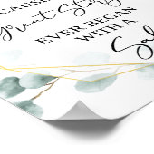 ユーカリおもしろいアルコールバー標識 ポスター (角)