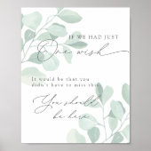 ユーカリお洒落プ結婚の愛する記憶徴候 ポスター (正面)