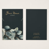 ユーカリかわいらしビリーネックレス表示カード (正面&裏面)