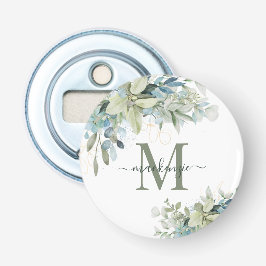 ユーカリかわいらしプタス植物性フローラモノグラム 栓抜き