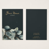 ユーカリかわいらしリーイヤリングディスプレイカード (正面&裏面)