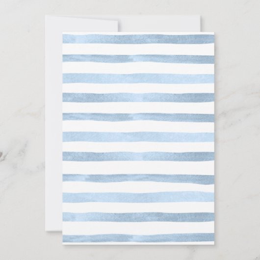 ユーカリがベビーシャワーを浴びる待つことができる 招待状 (裏面)