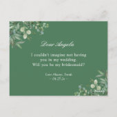 ユーカリが俺の花嫁カードになるぞ ポストカード (裏面)