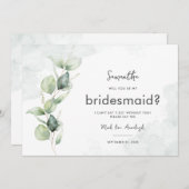 ユーカリが俺の花嫁付き合いカードになる 招待状 (正面/裏面)