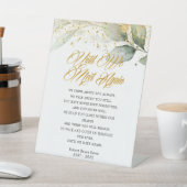 ユーカリが再び会うまで葬式の詩 台座サイン (インサイチュ)