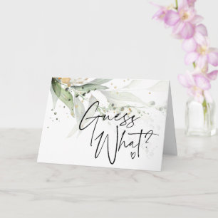 ユーカリが妊娠の発表を推測 カード