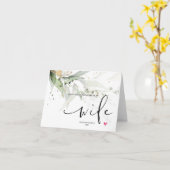 ユーカリが妻の贈り物として誕生日を幸せに初めて カード (黄色い花)