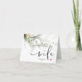 ユーカリが妻の贈り物として誕生日を幸せに初めて カード (正面)